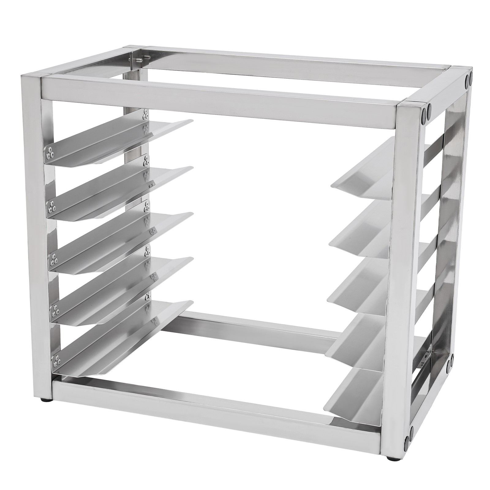 5-tier Kitchen Pan Rack Stainless Steel Baking Tray Rack Tabletop Bakery Rack