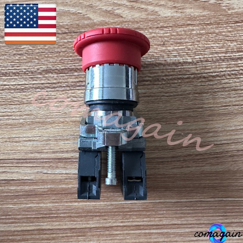 For Schneider XB4BS8444 XB4 BS8444 Emergency Stop Button Switch Fas Shipping