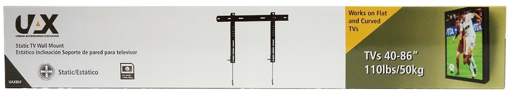 UAX Static TV Wall Mount for 40-86" TVs