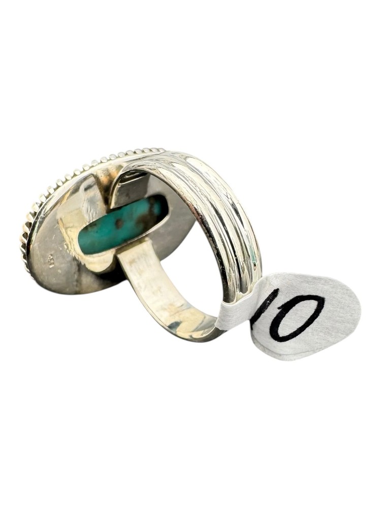Kingman Turquoise Solid 925 Sterling Silver Ring – The Perfect Turquoise Ring 10