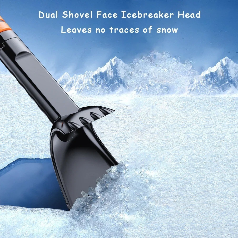 Winter Car Snow Ice Scraper Brush Shovel Set Retractable Windshield Tool
