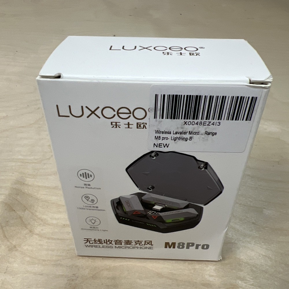Luxceo M8 Pto Microphone Lapel Mic with C