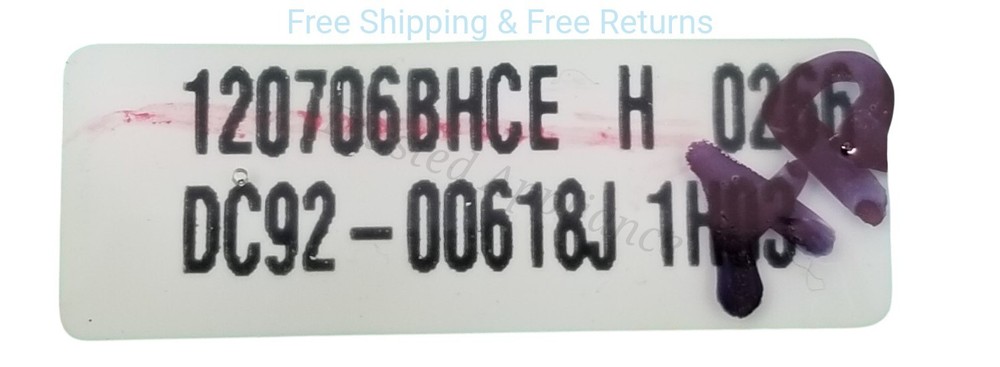 Samsung Washer Control Board DC92-00618J Same Day Ship DC92-00618