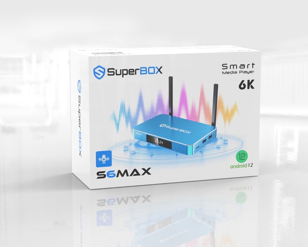 NEWEST SuperBox S6 Max Streaming MediaPlayer TVBox