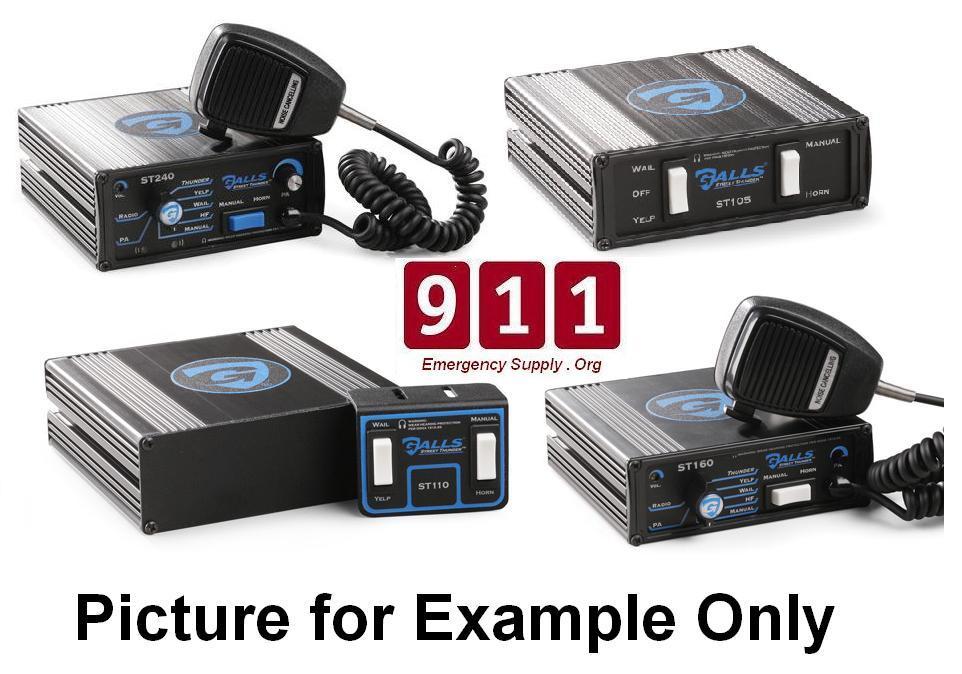 Galls Street Thunder Siren Control ST160 Cable Wire Plug 1 Foot Cable New Custom