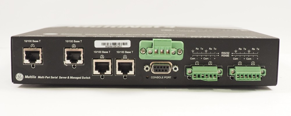MULTILIN MultiNet4 MN4-L0-XX-AD-X Multiport Serial Server & Managed Switch