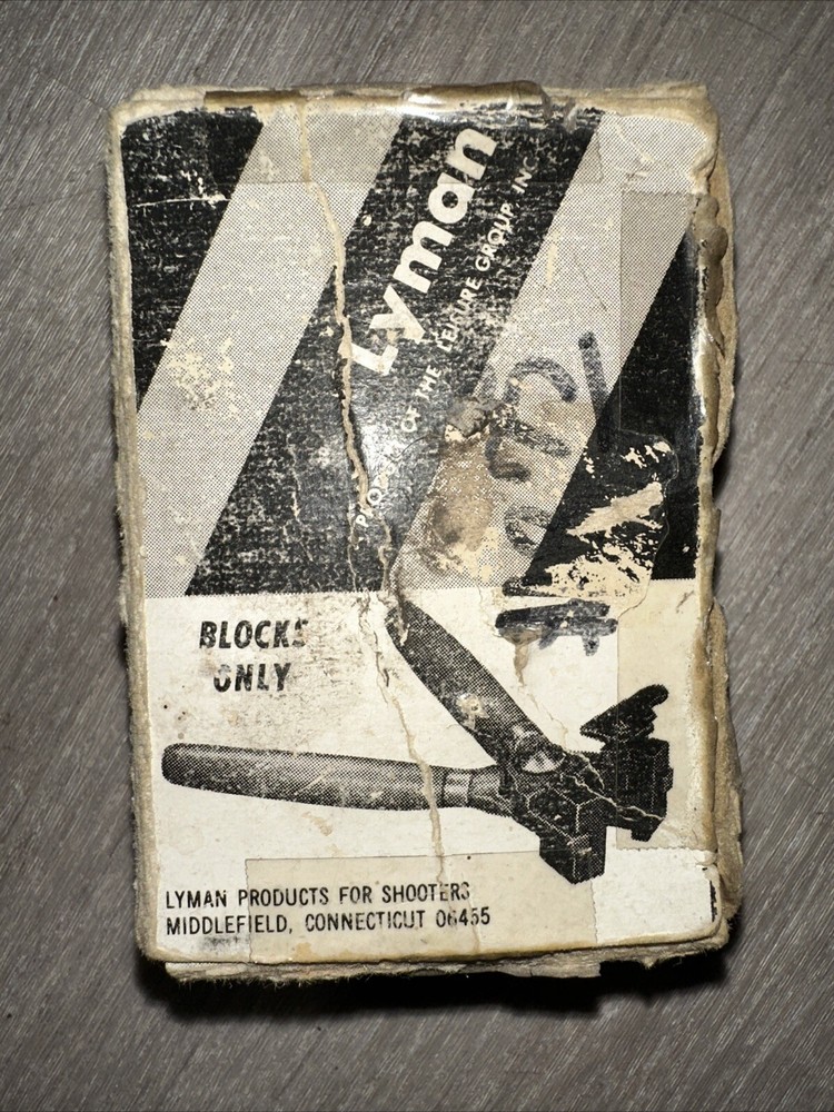 Lyman Bullet Mould Blocks Part # 37583