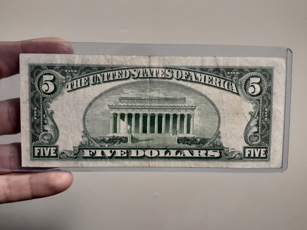 1953 A $5 Silver Certificate Star Note XF