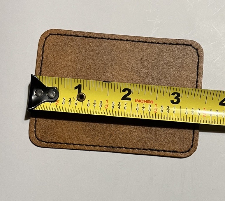 The Avett Brothers Iron on Leather Patch 3.5”x2.5” Custom