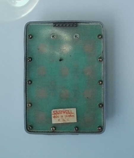 Samwell 7 Pin Gold Numbers Numeric Keypad (used)