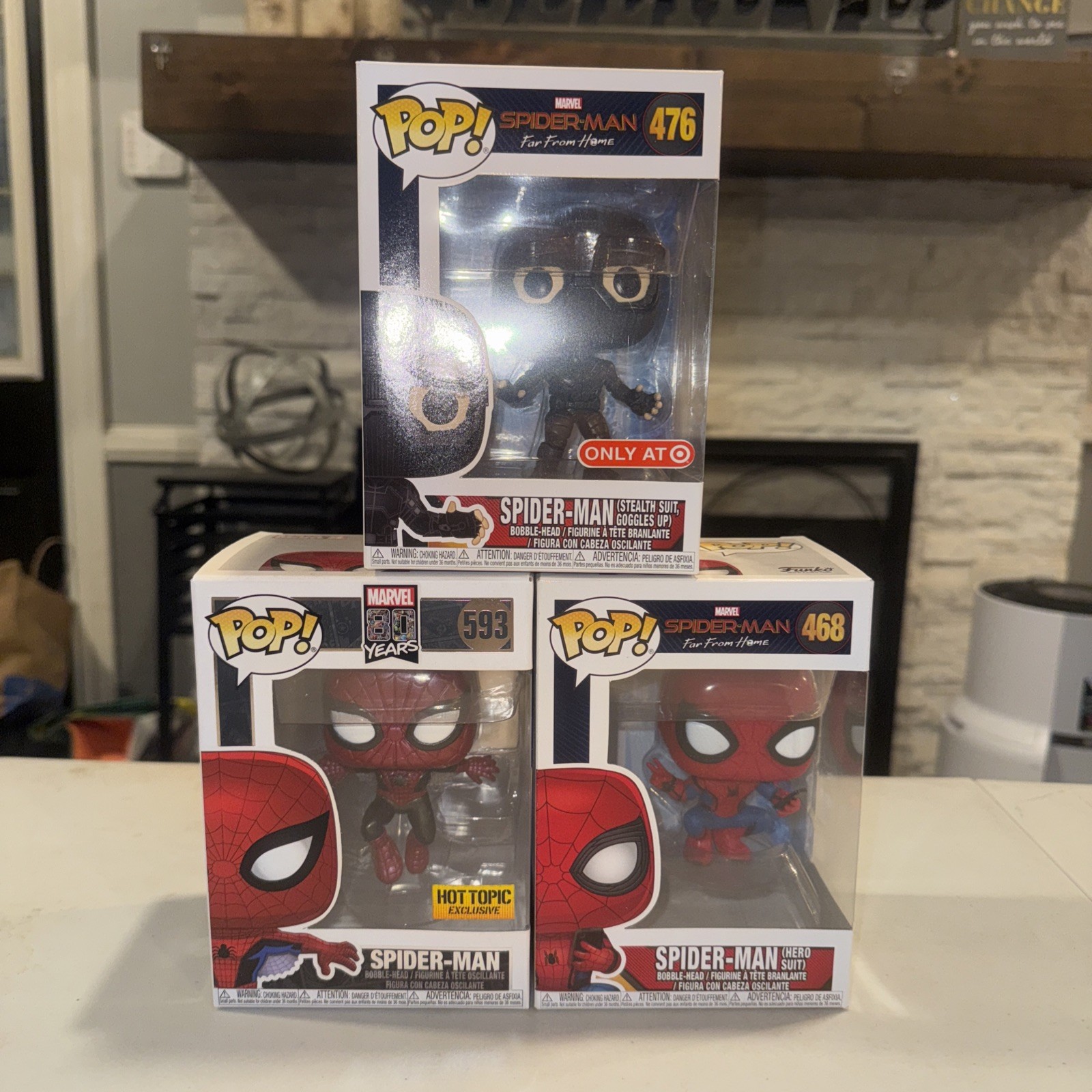 Funko Pop! Spider Man Lot Of 3