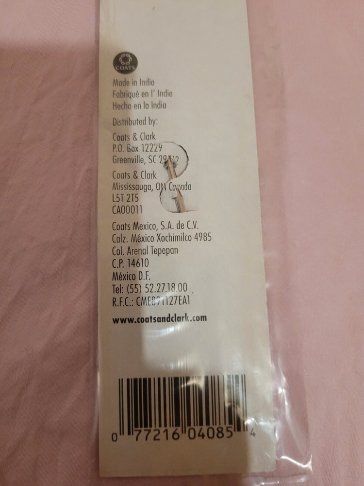 Susan Bates Weaving Needle, 5 Inches Long New