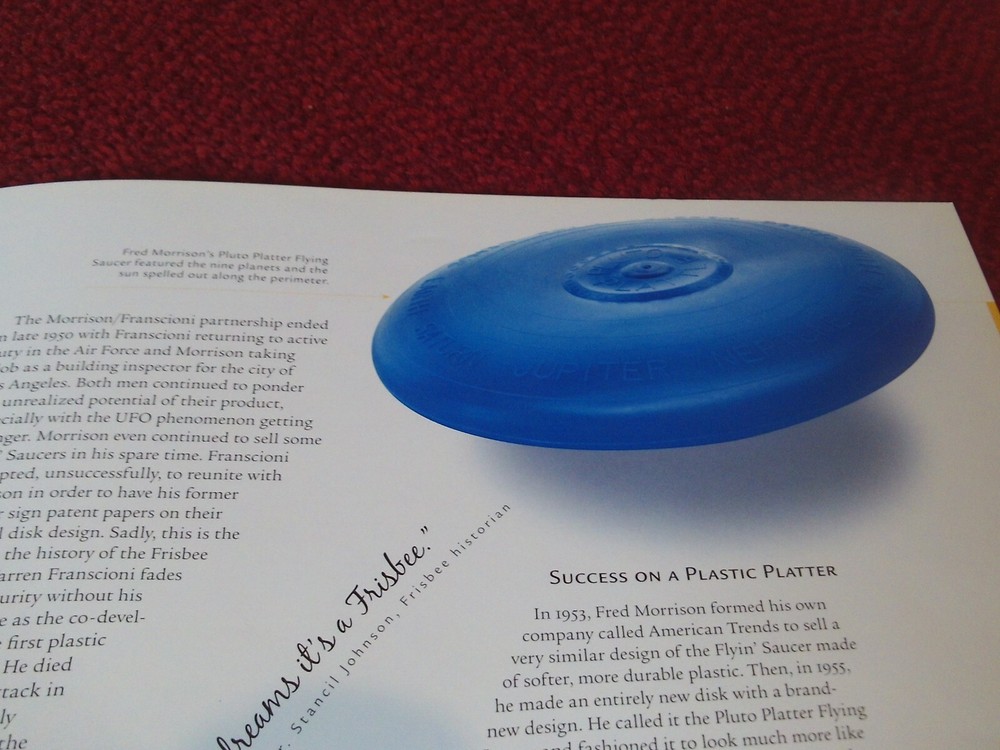 WHAM- O Frisbee older magazine article