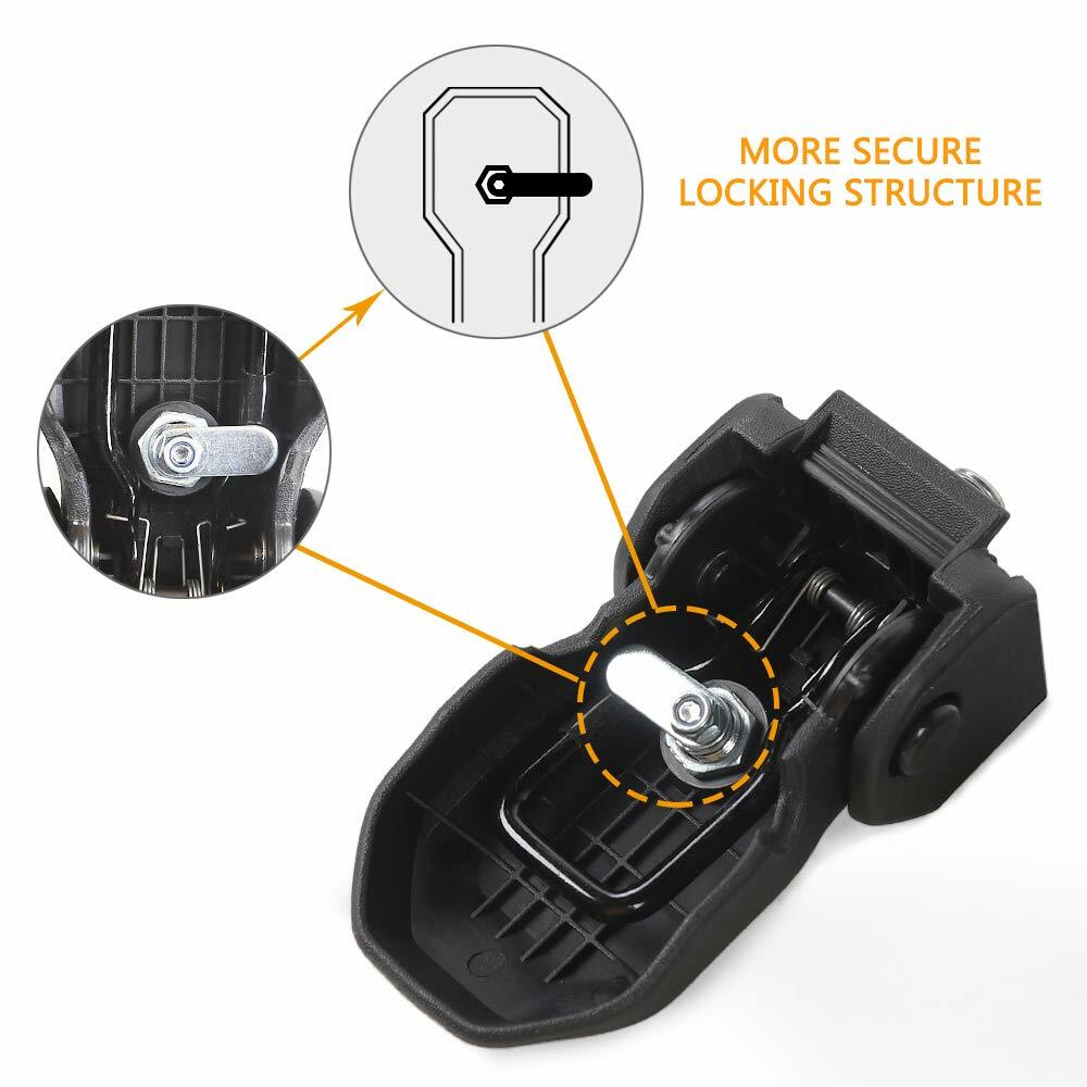 Locking Hood Latch Hood Catch with Lock for 2018-2023 Jeep Wrangler JL JLU JT