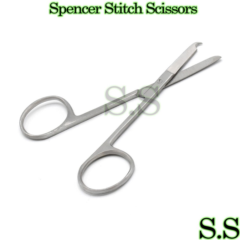 SPENCER STITCH SUTURE SCISSORS 4.5" SURGICAL VETERINARY