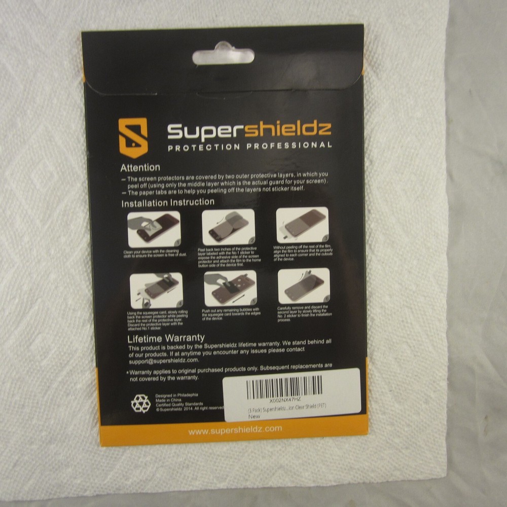 SuperShieldz Clear Screen Protector Saver Shield for 8 Inch NotePad Y80 3 Pack