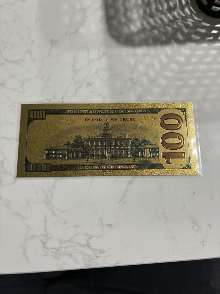 Deadpool Marvel Comics $100 Novelty 24K Gold Foil Plated Note Bill