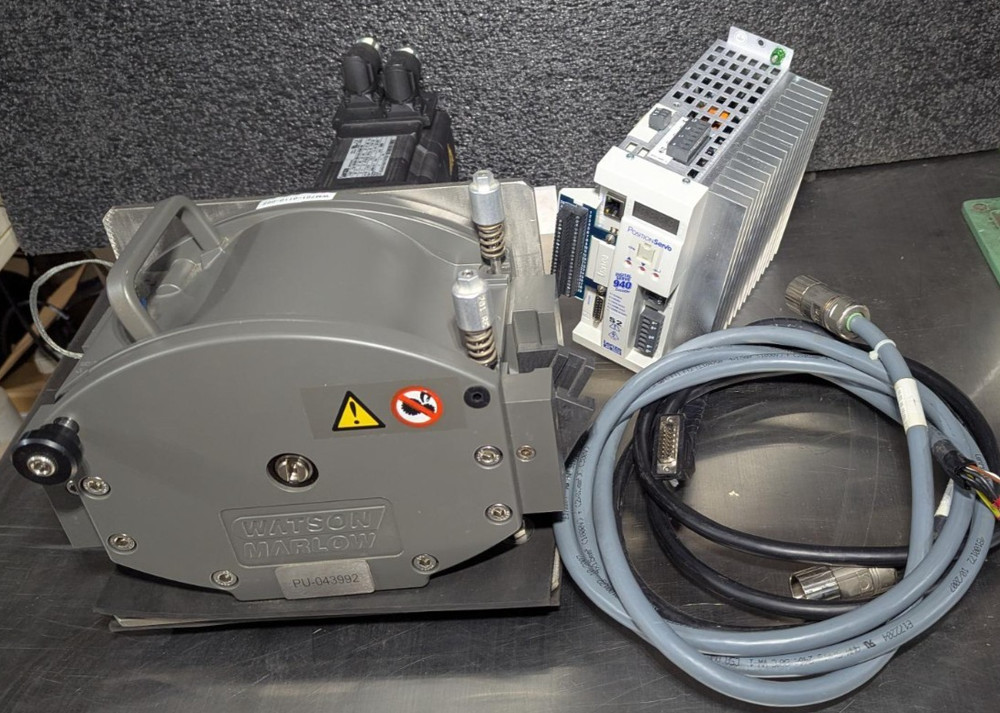 Watson Marlow Peristaltic Pump 073.0104.000 w/ Lenze MSC09D41 &E94P04 controller