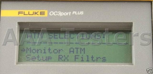 Fluke OC3port Plus ATM Analyzer OC3-P2 OC3P2 OC3 P2