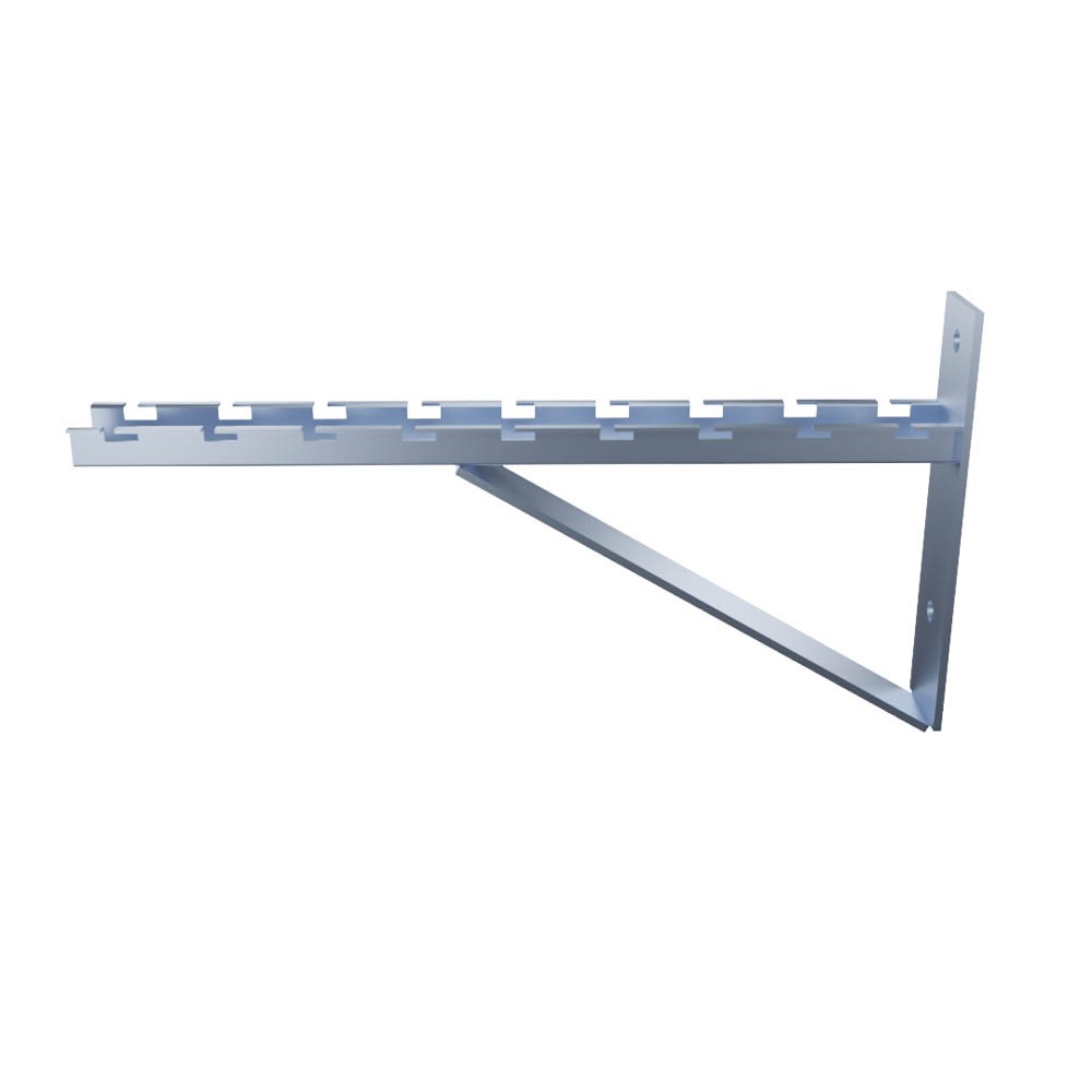 Electro Zinc Plated Wire Mesh Cable Tray bracket, Triangle, Wall Mount, 400mm ,