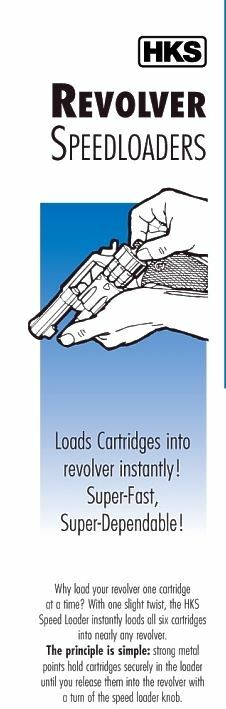 HKS Speedloader 36-A for 5 shot 38/357 Mag S&W J-Frame & Taurus 85 Factory NEW