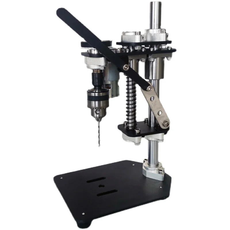 B10 Chuck Bench Drill Desktop Mini Portable Drilling Bracket 220V Precision DIY