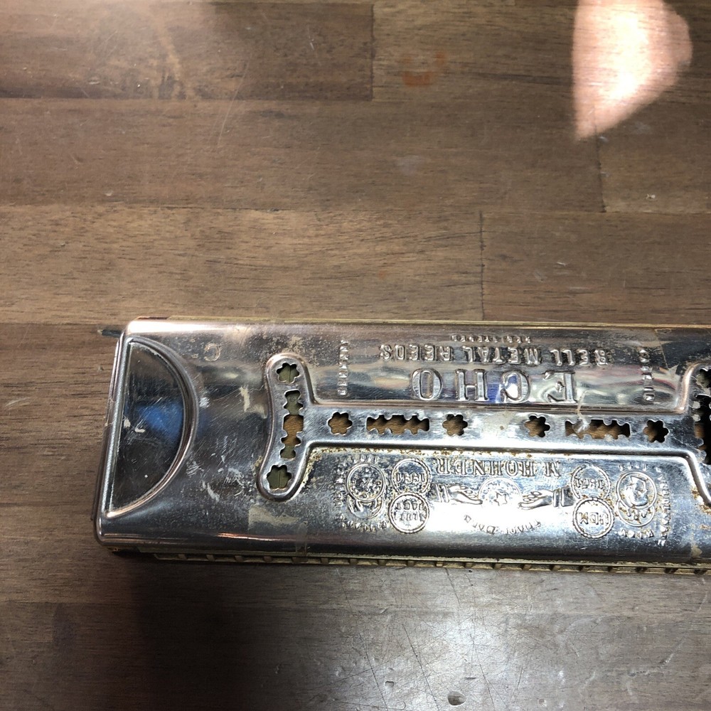 Vintage Echo Harp Hohner Harmonica in original box