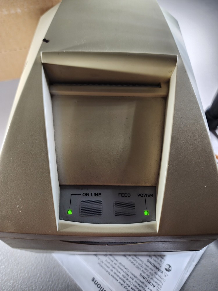 Sierra Star SP2000 Printer Restaurant Ticket Dot Matrix - Powers On W/ Box *READ