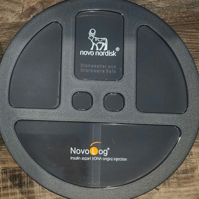 Portion Control Plates with Lids set of 2