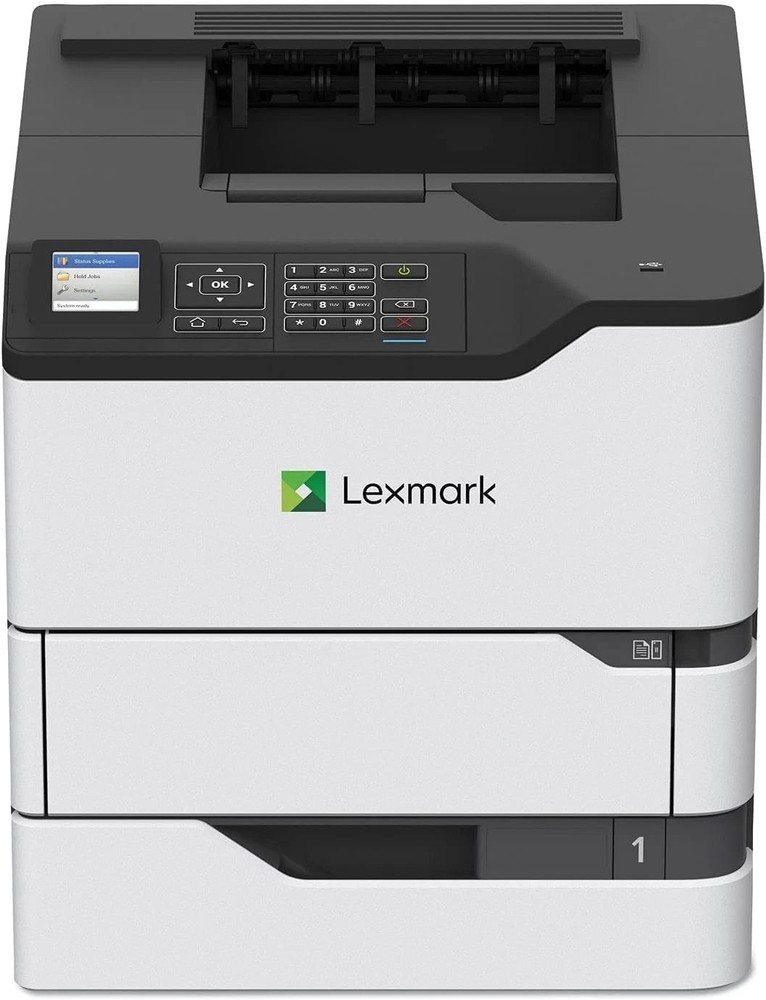 Lexmark MS821dn Duplex Monochrome Laser Printer, Large Workgroup, 50k Page/Month