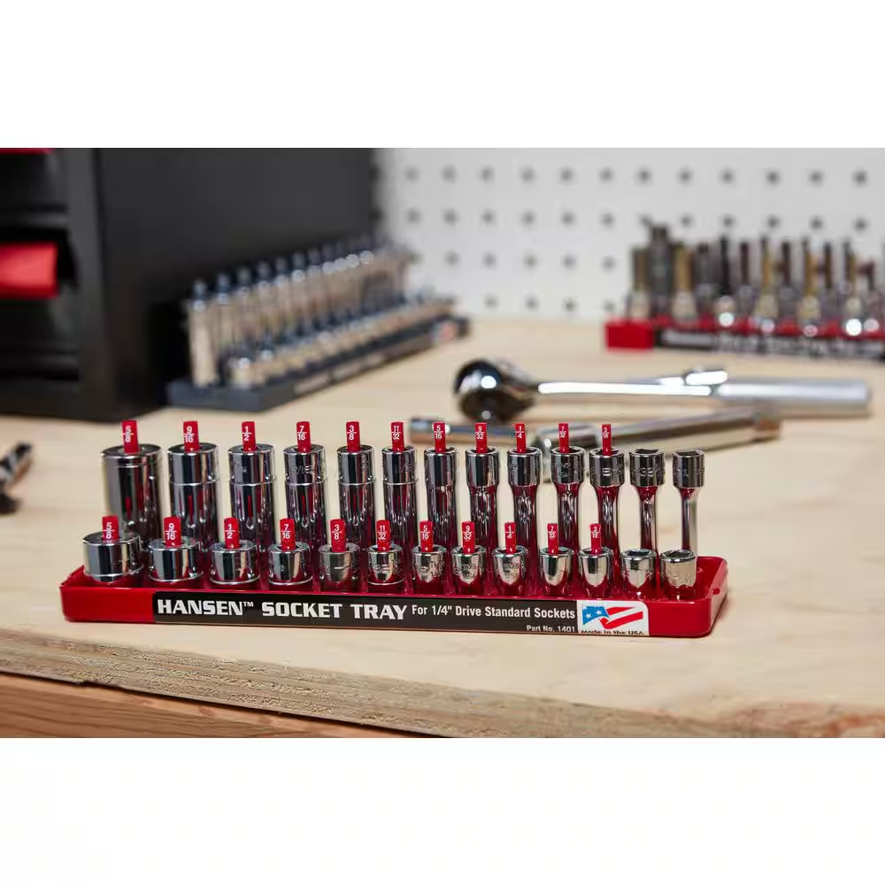 1/4 In. Drive Standard Socket Tray