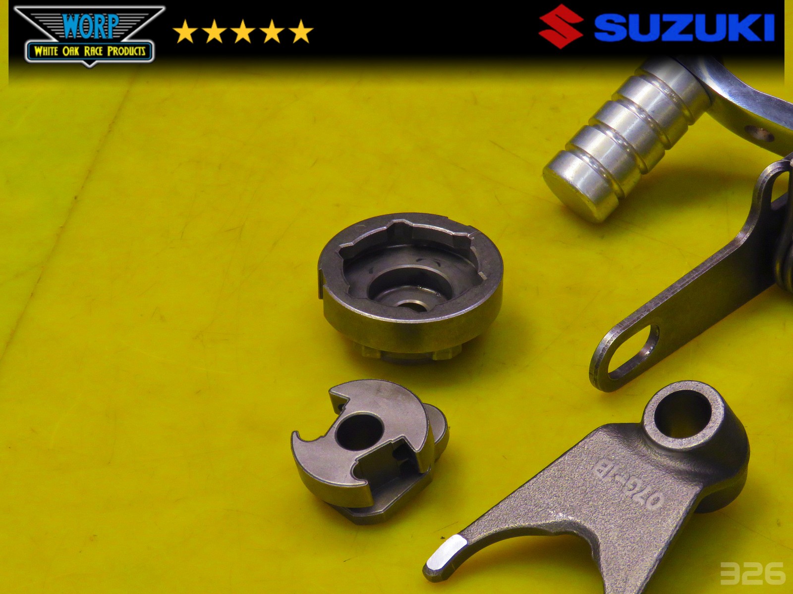 2003 SUZUKI QUADSPORT LTZ400 KFX TRANSMISSION SHIFT FORKS DRUM PEDAL SHAFT