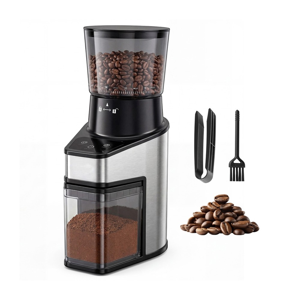 Coffee Grinder, Electric Coffee Bean Grinder with 60 Precise Grinding Settings