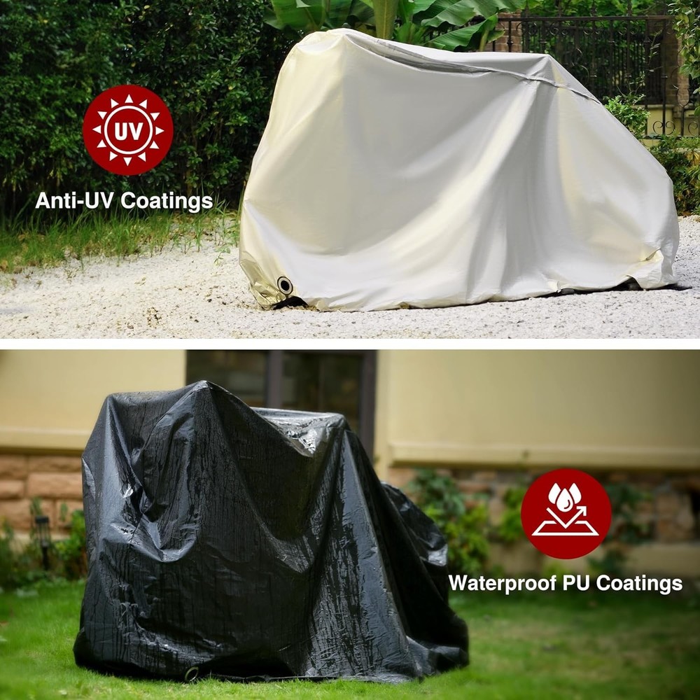 Bike Cover Basic Black Waterproof 190T