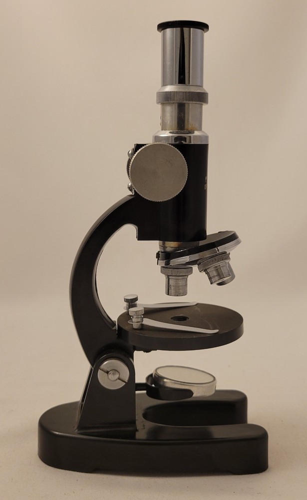 Vintage Precision Optical Co. Microscope Model 300 P with Traveling Case