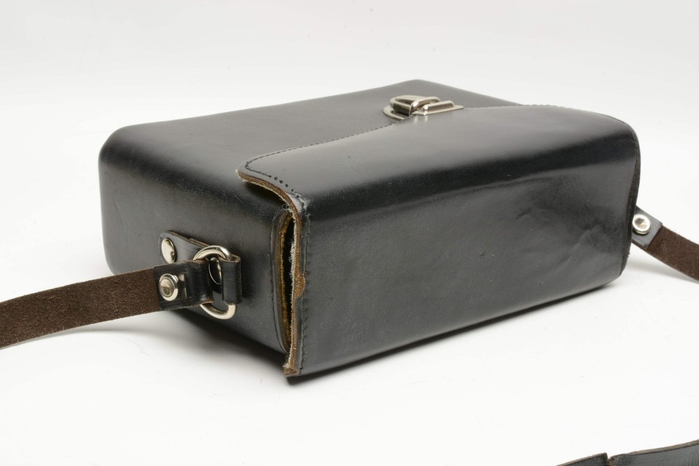 Belding leather case (Black) measures ~7x2.5x5", Nice