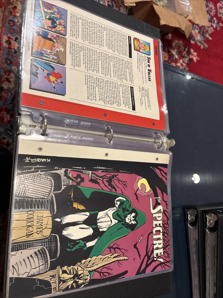 Comic Book Bio Binder