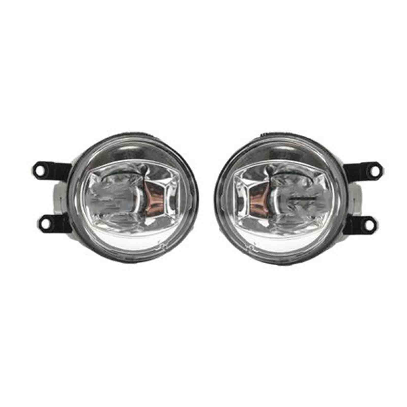 Complete Front Bumper Grille with Fog Lights Kit For 2019 - 2022 Toyota RAV4