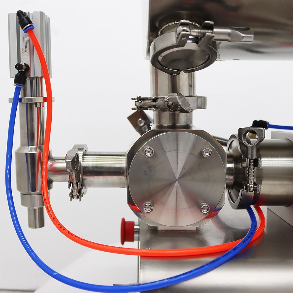 100-1000ml Liquid& Paste Filling Machine with Mixing Function 60L Hopper for Jam