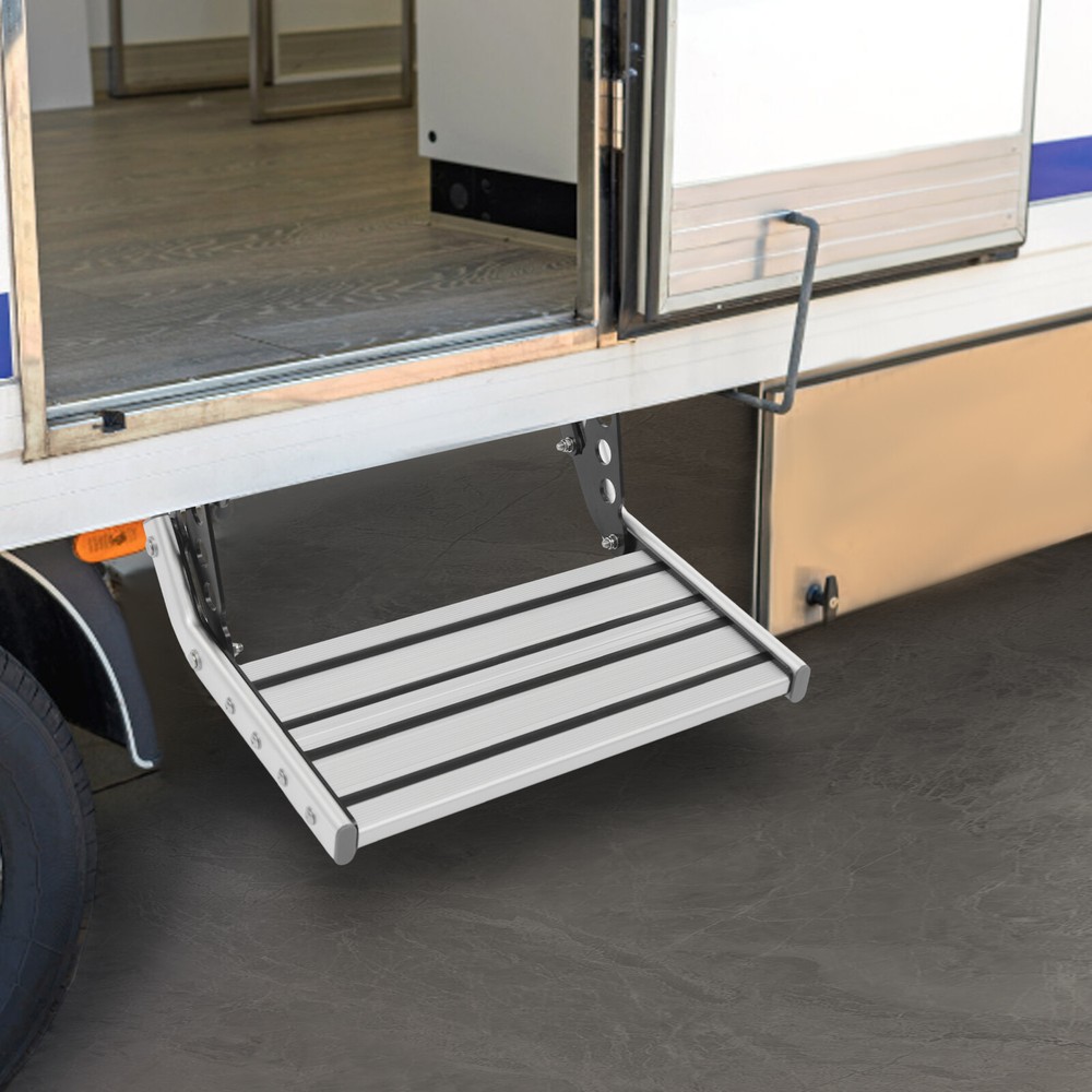 Folding RV Step, RV Camper Step, Manual RV Step with LED Light