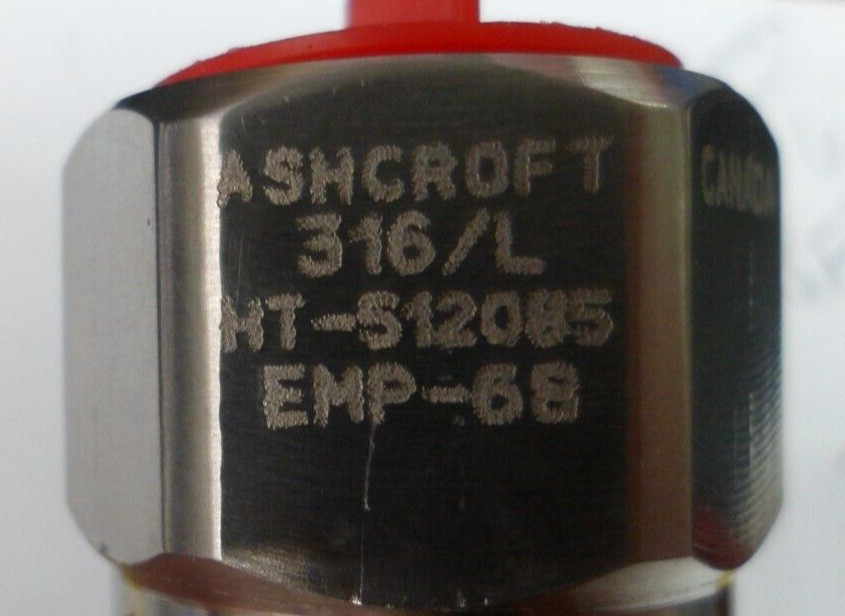 Ashcroft HT-512085 Threaded Thermowell 316/L