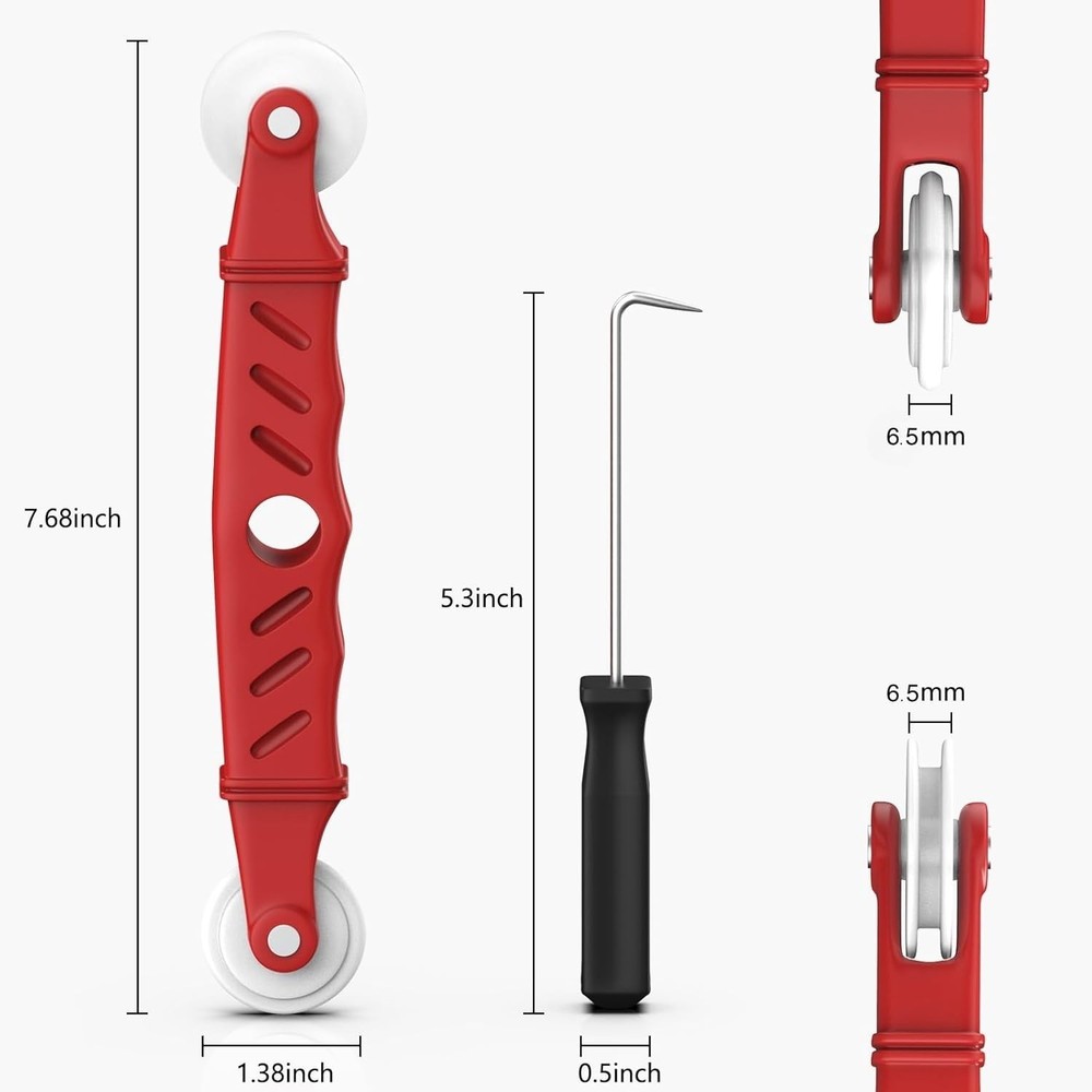 Compact Screen Roller Tool Set with Ergonomic Design - For All Window Types