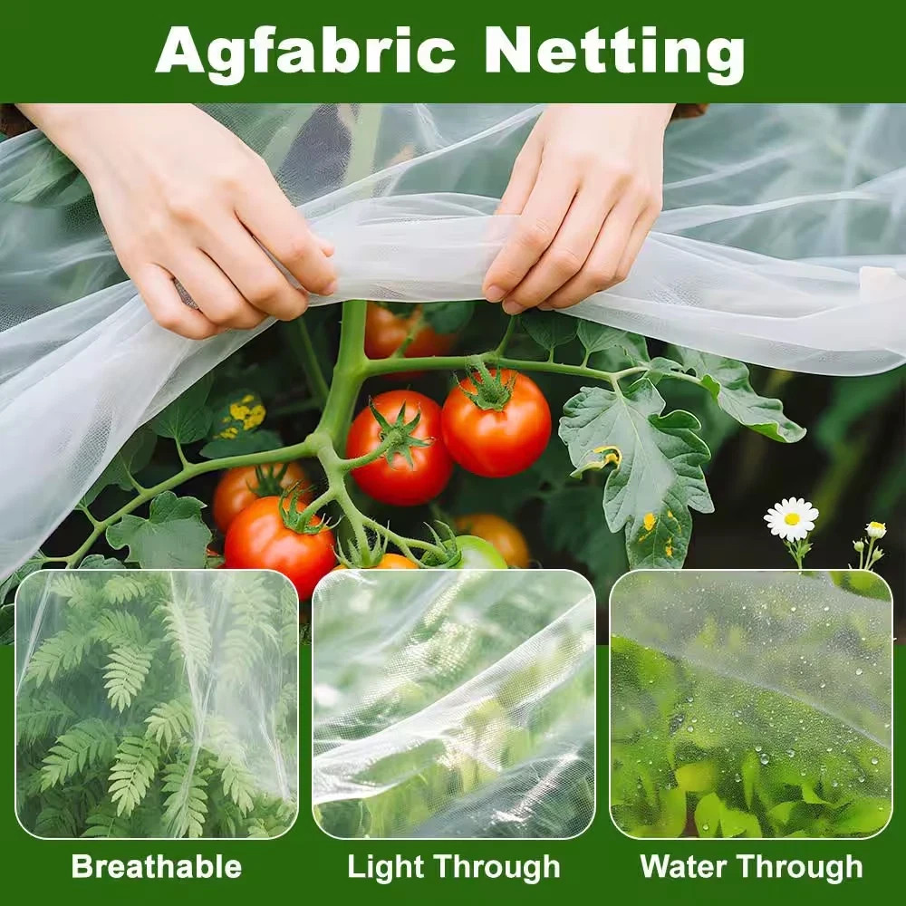 NEW AGFabric 8 Ft. X 12 Ft. Outdoor Insect Barrier Netting Rodent Pest Control