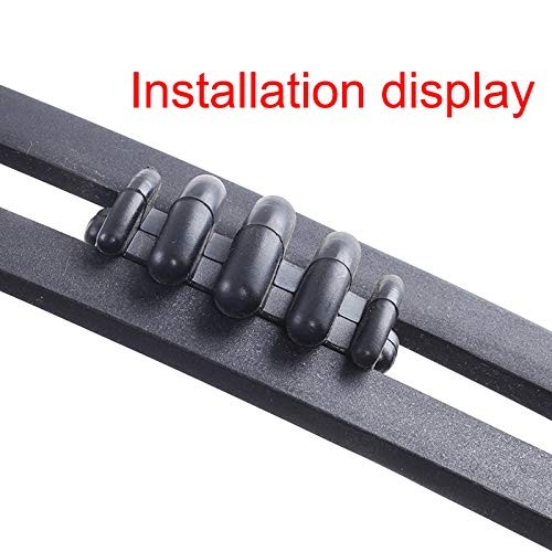 2 pcs Compound Bow Limb Dampeners Archery Stabilizer Silencers Black