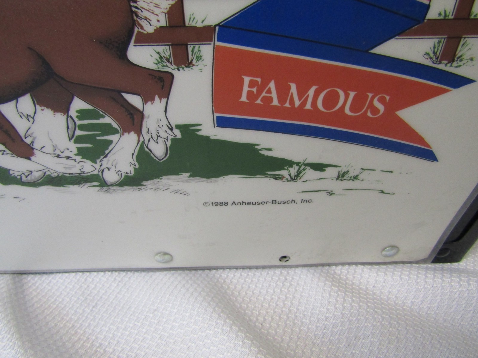 very rare 1988 ANHEUSER BUSCH CLYDESDALES mailbox new no box free shipping