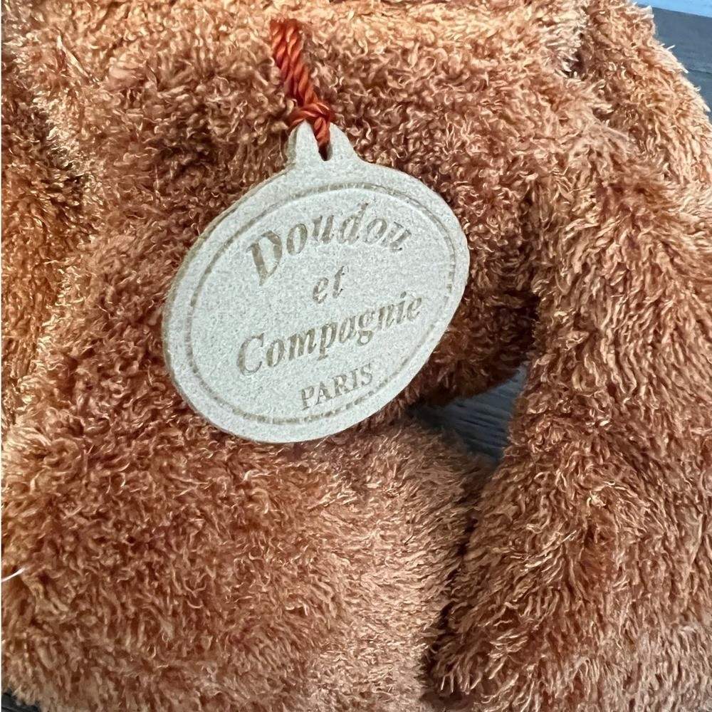 Doudou Campagnie Brown Floppy Dog Plush