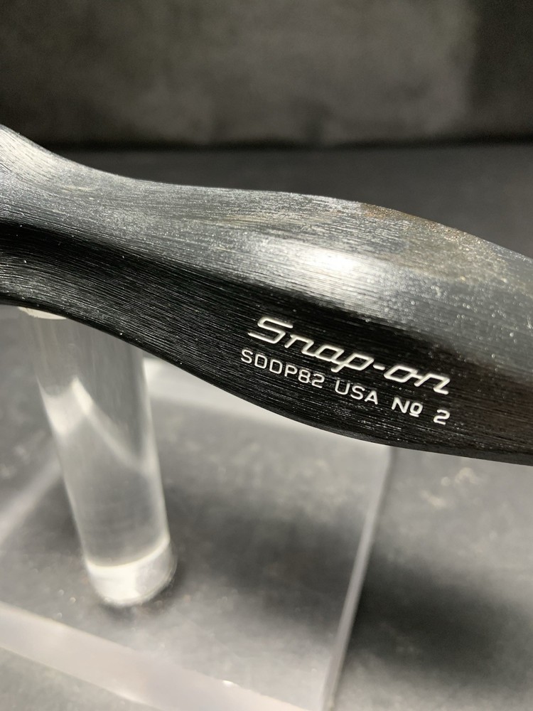 🇺🇸 🪛 Snap-on Tools Phillips Screwdriver SDDP82 No.2 Black Hard Handle MINT!