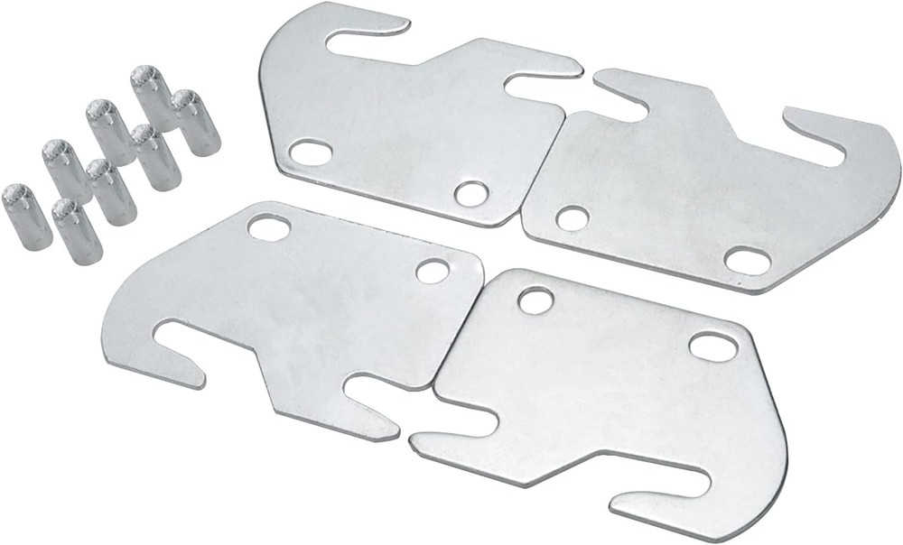 4 PCS Wooden Bed Hook Plates Bed Rail Hook Plates Bed Hooks Bed Rail Brackets Pl