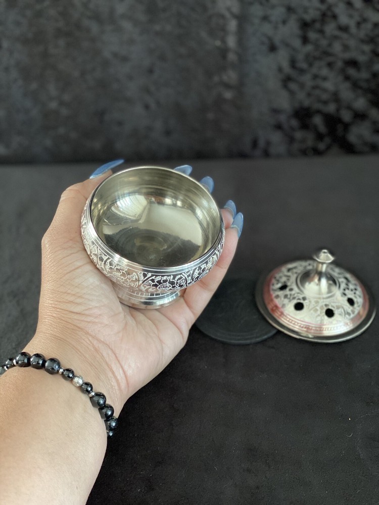 SILVER COLOR RESIN BURNER