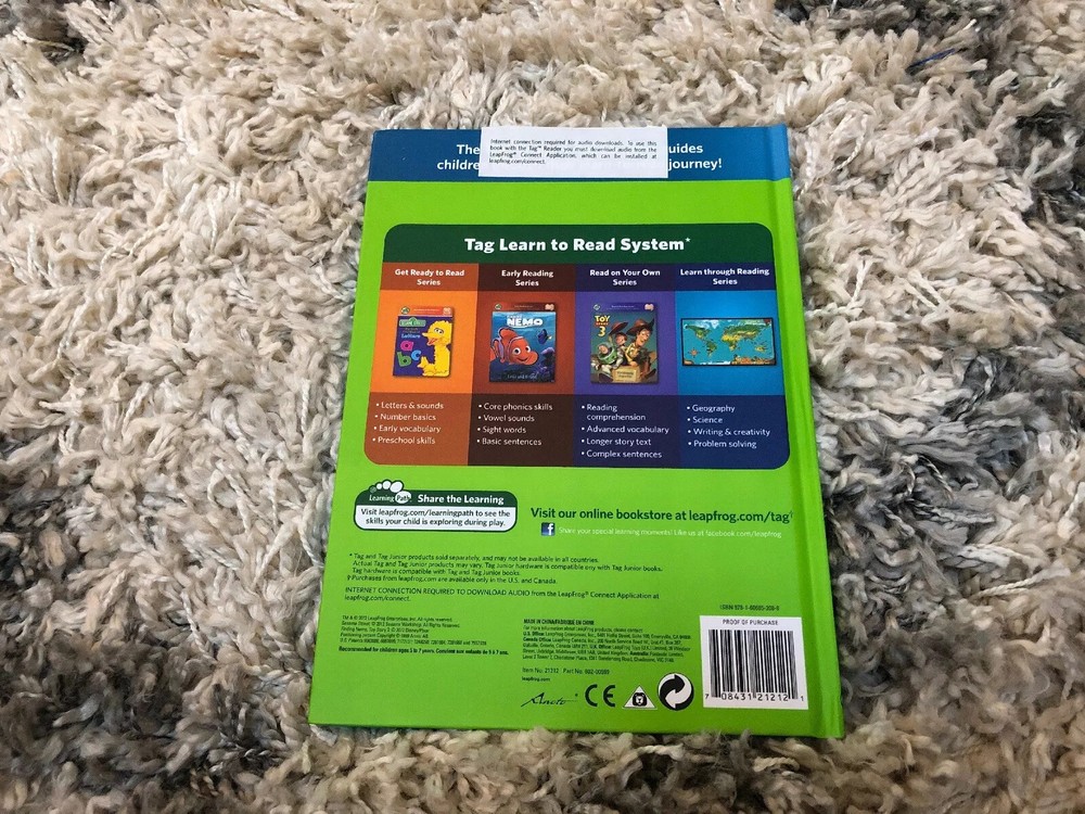LeapFrog Tag Pen LeapReader book — GET READY FOR KINDERGARTEN